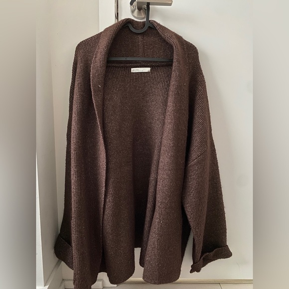 Oak and Fort Brown Knit Jacket - Picture 2 of 4